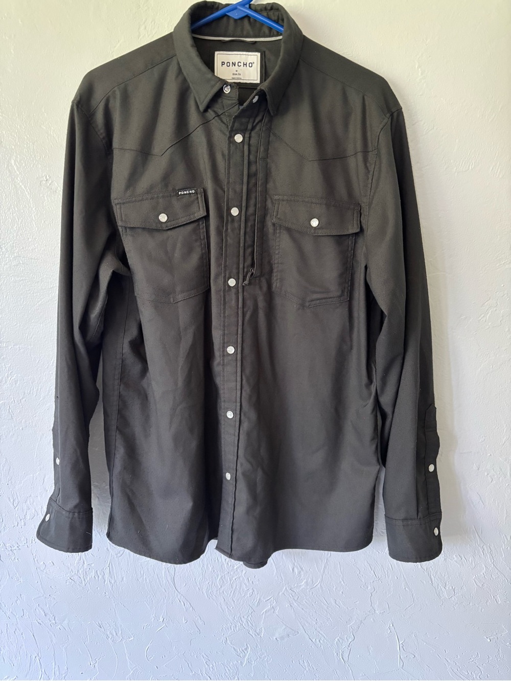 Poncho Western Long Sleeve Shirt